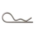 Midwest Fastener 3/32" x 2-1/2" 18-8 Stainless Steel Hitch Pin Clips 6PK 74967
